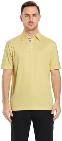 MAELREG Mens Dry Fit Golf Polo Shirts Performance Short & Long Sleeve for Men