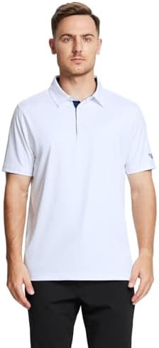 MAELREG Men's Golf Polo Shirts Dry Fit Performance Short & Long Sleeve