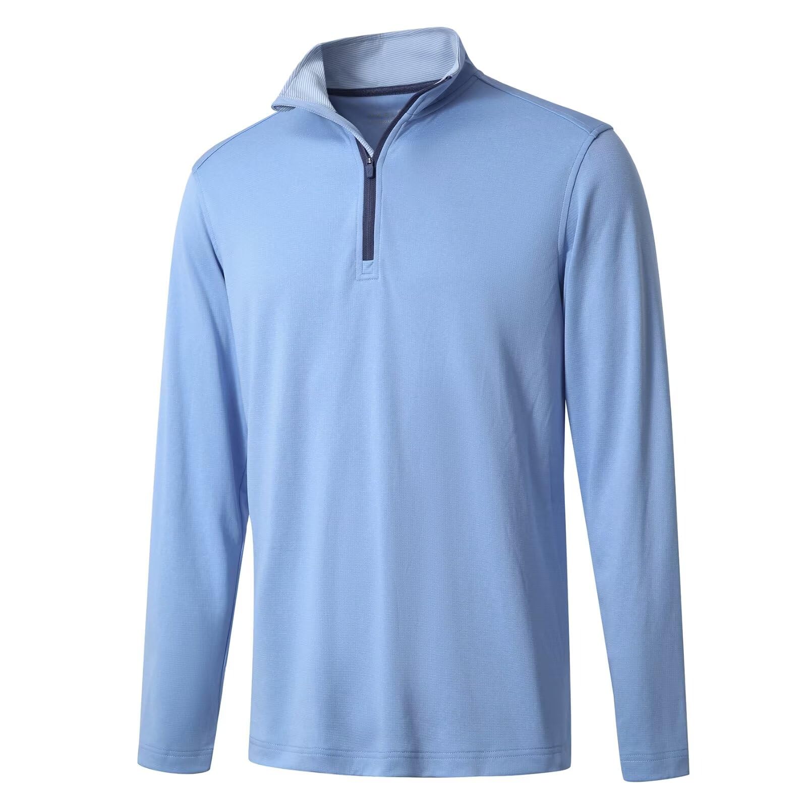 MAELREG Quarter Zip Golf Pullover Men Dry Fit Performance Wicking Long Sleeve Sweatshirt