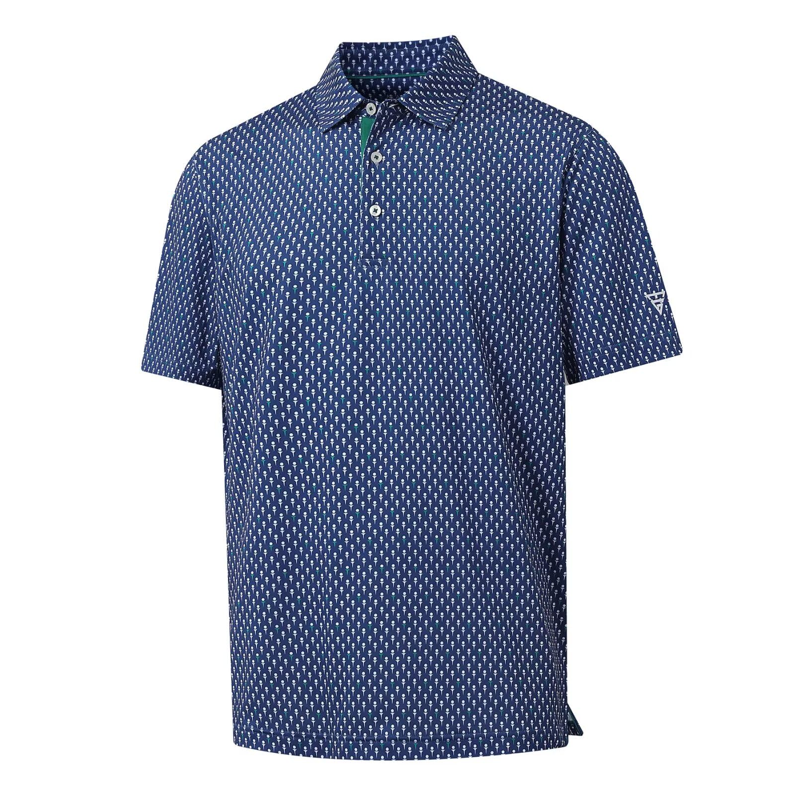 MAELREG Mens Golf Polo Shirt Dry Fit Moisture Wicking Performance Short Sleeve